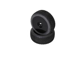PA9469-Khaos Mounted Tire (Purple Compound/Carbon Wheel/1:8 Buggy)
