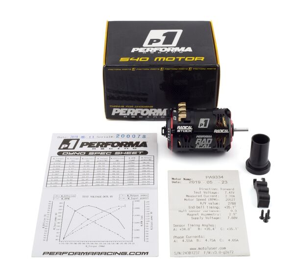 PA9414-Performa P1 Radical 540 Stock Motor 21.5T V2 (Qualified)