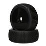 PA9383-Khaos Mounted Tire (Yellow Compound/Carbon Wheel/1:8 Buggy)