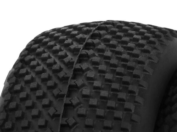 PA9386-Black Jack Mounted Tire (Pink Compound/Carbon Wheel/1:8 Buggy)