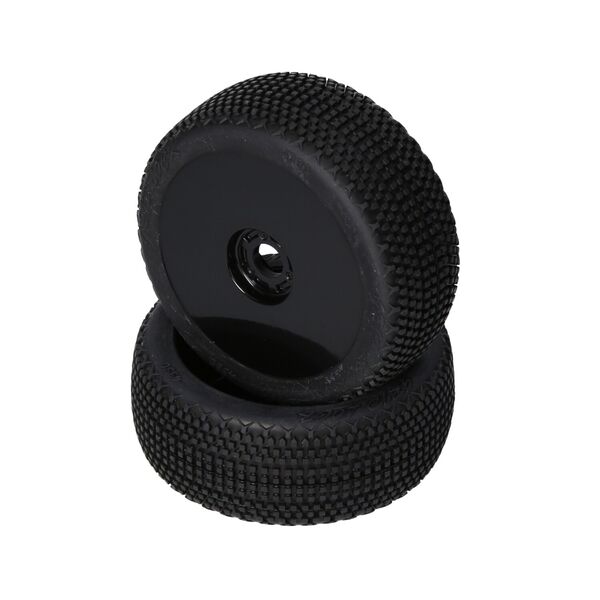 PA9465-Gridlock V2 Mounted Tire (White Compound/Carbon Wheel/1:8 Buggy)