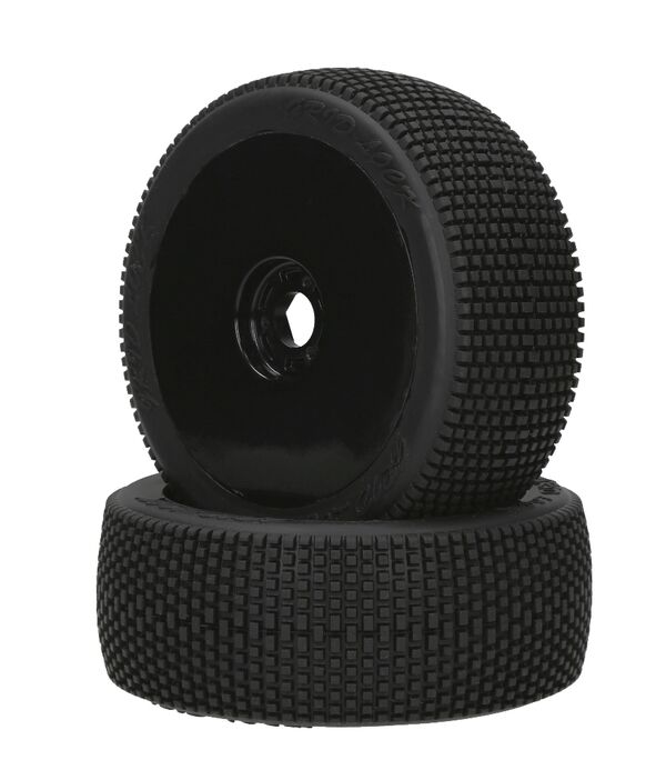 PA9396-Performa Gridlock V3 Mounted Tire (Red Compound/Carbon Wheel/1:8 Buggy)