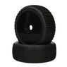 PA9382-Khaos Mounted Tire (Pink Compound/Carbon Wheel/1:8 Buggy)